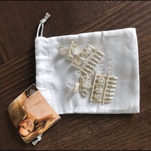 Kendra Scott Gold Statement Earrings